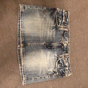 Miss me denim skirt